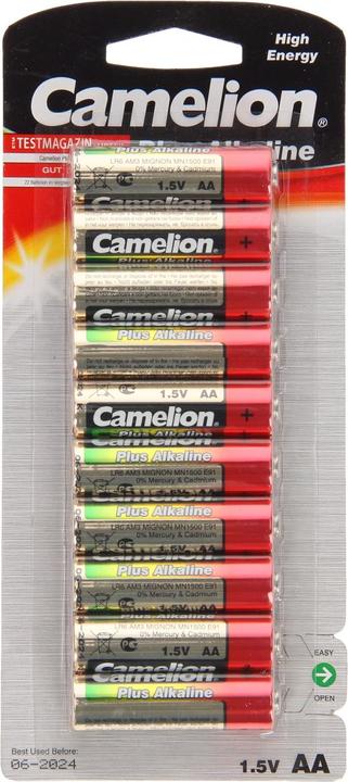 Camelion Plus Alkaline LR6 AA 10 pieces (10 pcs., AA, 2700 mAh)