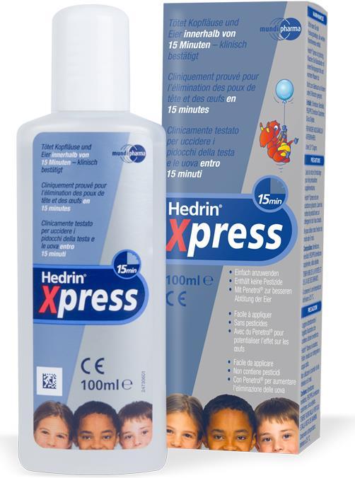 Immagine prodotto Hedrin Xpress (100 ml, Shampoo per pidocchi)
