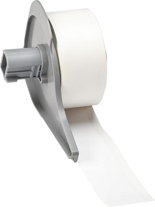 Produktbild Brady M7C-1000-483, Polyester, Weiss, glänzend, 25.40 mm x 15.24 m, extra stark haftend, Endlos