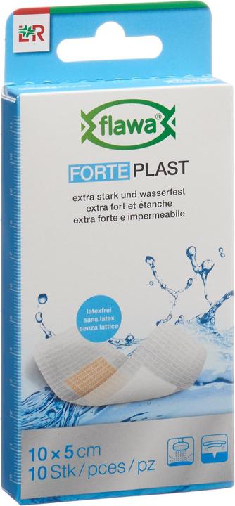 Flawa Forte Plast Pflasterstrips 5x10cm (10 x)