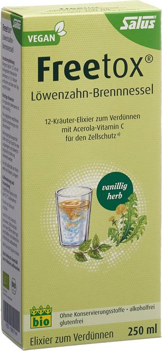Image du produit Salus Freetox Elixir Pissenlit Ortie Bio (1 pièce(s), Sirop, 598 g)
