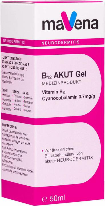 Image du produit Mavena la vitamine B12 (50 ml, Gel)
