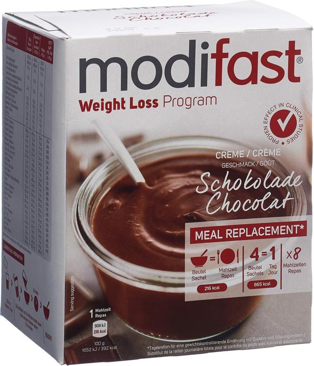 Modifast Programm Crème Schokolade (8 Stück, Beutel, 55 g)