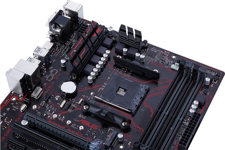 Actual product image ASUS Prime B350-Plus (AM4, AMD B350, ATX)