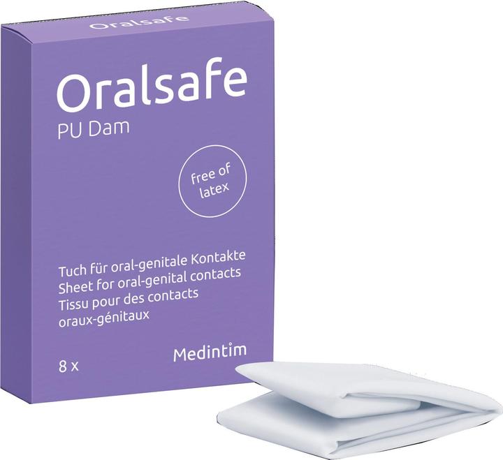 Produktbild Medintim Oralsafe Lecktuch Vanille (8 Stk.)