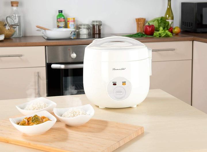 Produktbild Rosenstein & Söhne Reiskocher mit Warmhalte-Funktion & Dampfgar-Einsatz