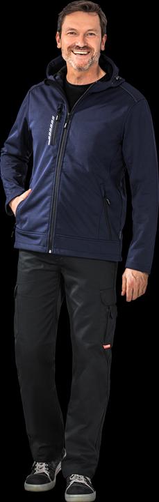 Actual product image Planam Outdoor Hawk softshell jacket navy size XL (XL)