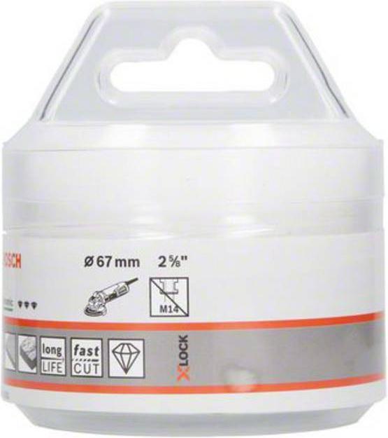 Actual product image Bosch Professional Zubehör PRO Core Cutter dry X-Lock, 67 x 35 mm (67 millimetres)