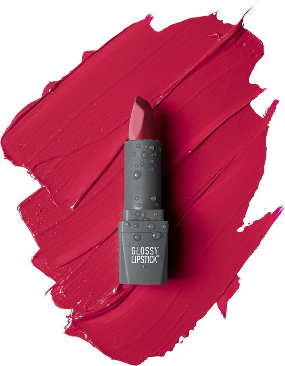 Actual product image Alix Avien Glossy Lipstick Deep Fuchsia 319 (Deep Fuchsia 319)