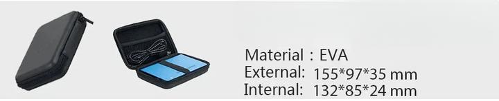 Produktbild Only-Bags.Store 2.5 Festplattenetui Tragbare HDD-Schutztasche für externe