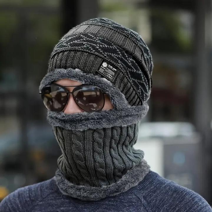 Immagine prodotto Swissdetector Cappello invernale multifunzionale in maglia - Nero