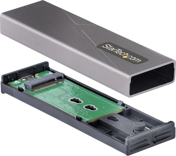 Produktbild StarTech com M2-USB-C-NVME-SATA, Enceinte ssd, M.2, M.2, 10 Gbit/s, Connectivité USB, Gris (M.2)