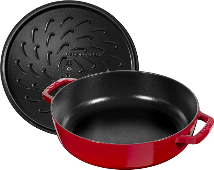 Staub Roaster Chistera Drop (28 cm, Pirofila + casseruola, Ghisa)