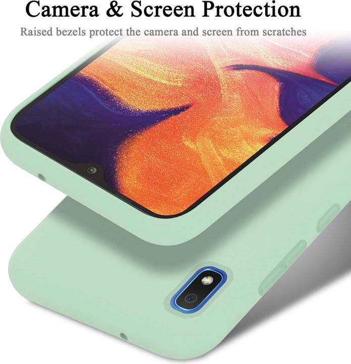 Actual product image Cadorabo TPU Liquid Silicone Case Cover (Samsung Galaxy A10, HTC One M10)