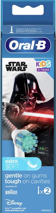 Produktbild Braun Oral-B Tandbørstehoveder Star Wars 2 p (2 x)