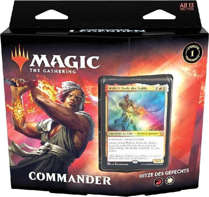 Produktbild Wizards of the Coast WOTCC79431000-1 - MtG: Commander Legenden, Commander Hitze des Gefechts, ab 13 Jahren (DE-Ausgabe)