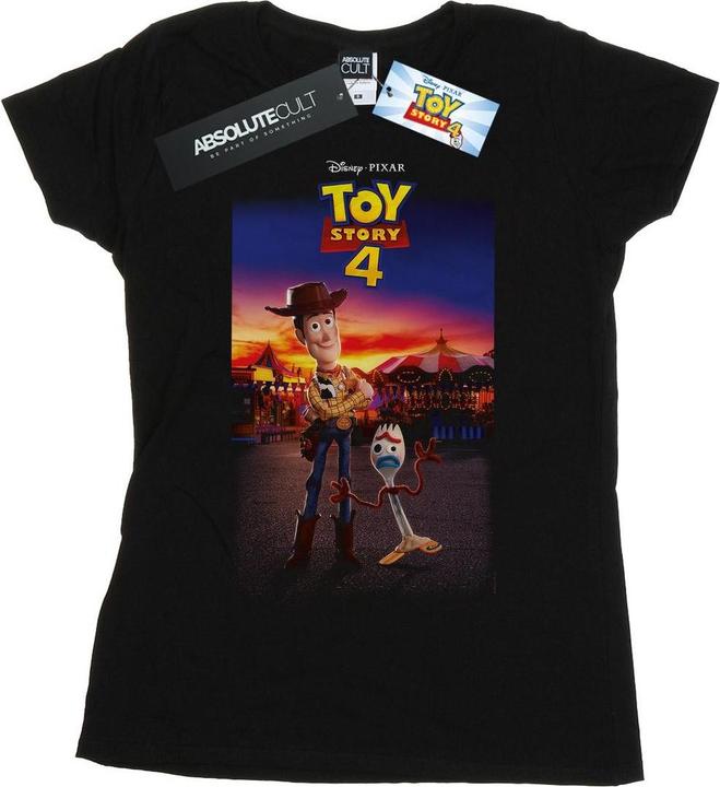 Disney Toy Story 4 Woody And Forky Poster TShirt (S)