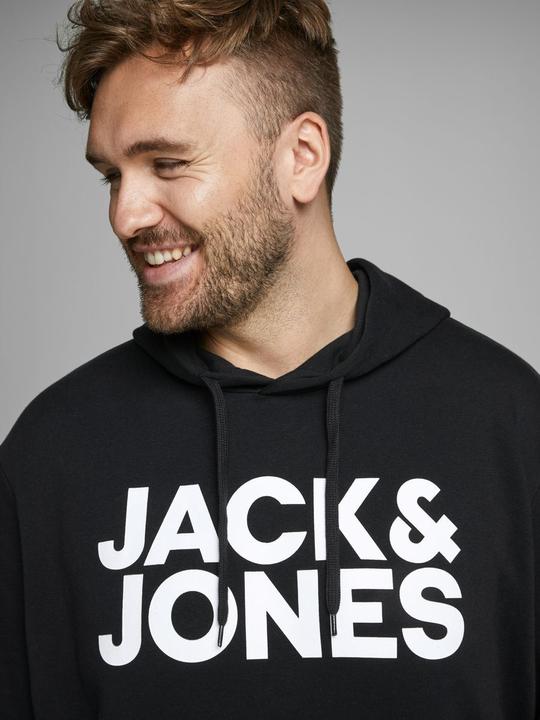 Immagine prodotto Jack & Jones Felpa con cappuccio Basic Logo Plus Size (XL, 3XL)