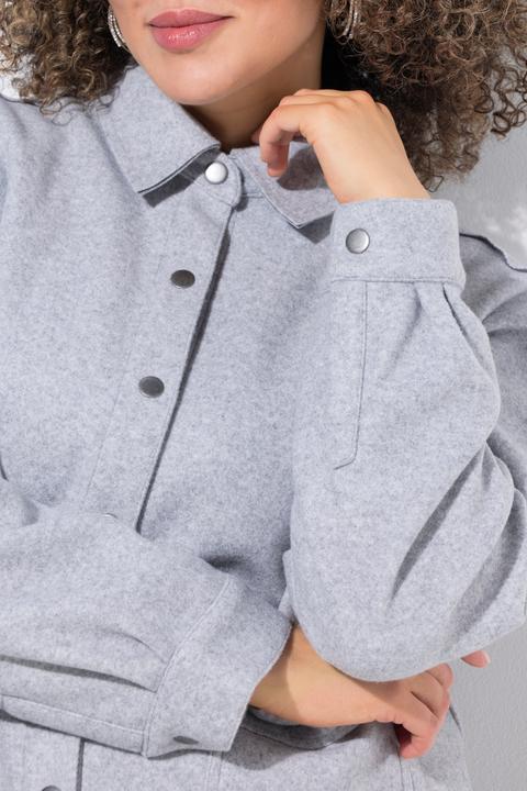 Produktbild Ulla Popken Shaket, Oversized, Hemdkragen, Langarm (62)