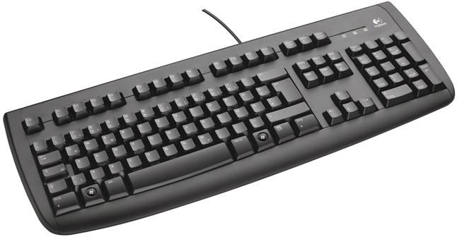 Produktbild Logitech OEM Deluxe 250 PS/2 Keyboard (CH, Kabelgebunden)