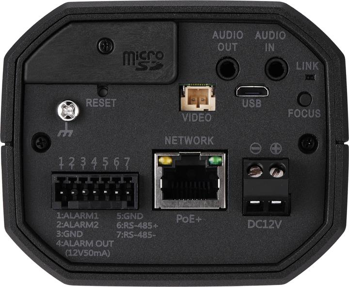 Actual product image Hanwha PNB-A9001 box camera ind. 8MP PoE IR (3840 x 2160 pixels)
