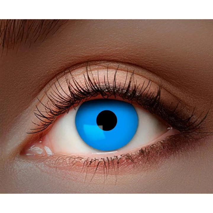 Actual product image Boland Monats Kontaktlinsen UV flash Blau 2 Stück (Blue)