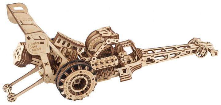 Immagine prodotto Ugears 70174 - Kit di modellini meccanici Dragster, 321 pezzi, puzzle 3D