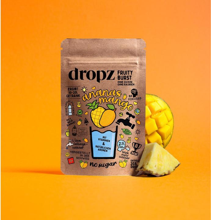 Dropz Exotic Mix à la mangue et à l'ananas