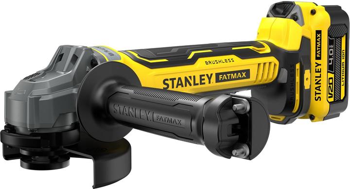 Produktbild Stanley ST-WINKELSCHLEIFER V20 2x4.0Ah 125mm SFMCG700M2K (125 mm)