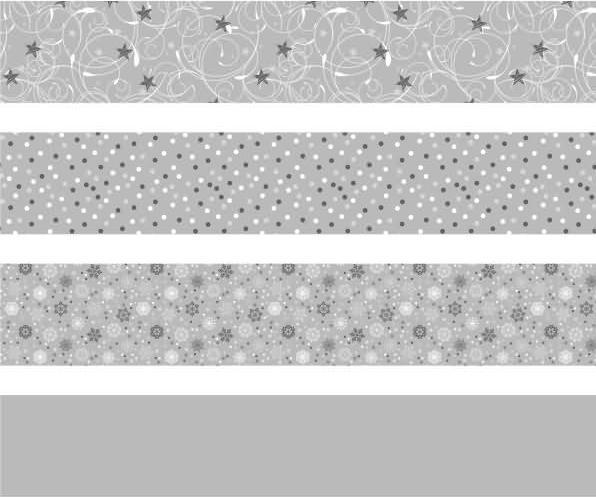 Produktbild Heyda Faltstreifen Fröbelsterne 1,5x45 cm silber VE=96 Stück (120 g/m², 96 x)