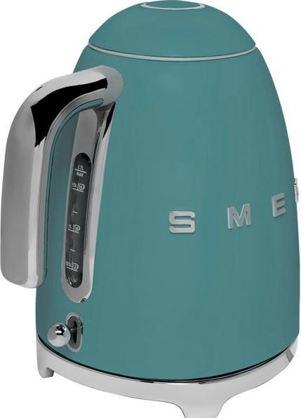 Actual product image Smeg KLF03EGMEU Kettle Emerald Green, 50s Style Aesthetics (1.70 l, EU plug)