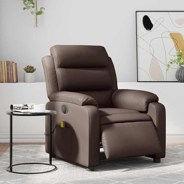 Image du produit VidaXL Fauteuil de massage électrique Fauteuil de télévision Fauteuil de relaxation Similicuir