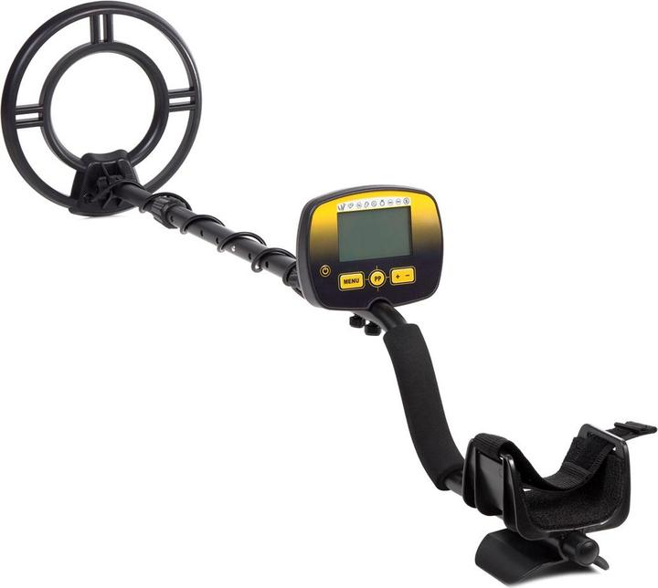 Immagine prodotto Maclean Metal Detector Hunter MCE995 con spirale di ricerca impermeabile e schermo a cristalli liquidi