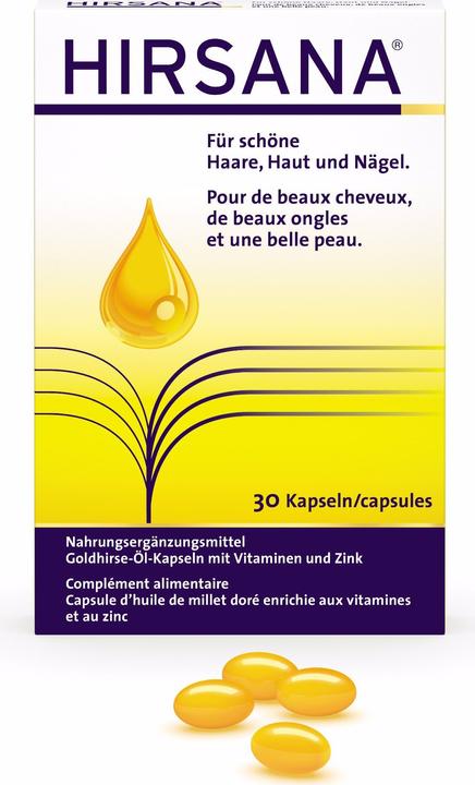 Actual product image Hirsana Golden millet oil (30 Piece, Capsules, 60 g)