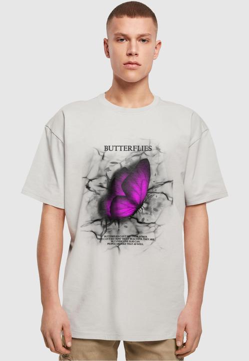 Produktbild Merchcode Butterflies Heavy Oversized Tee - 117179 (XL)