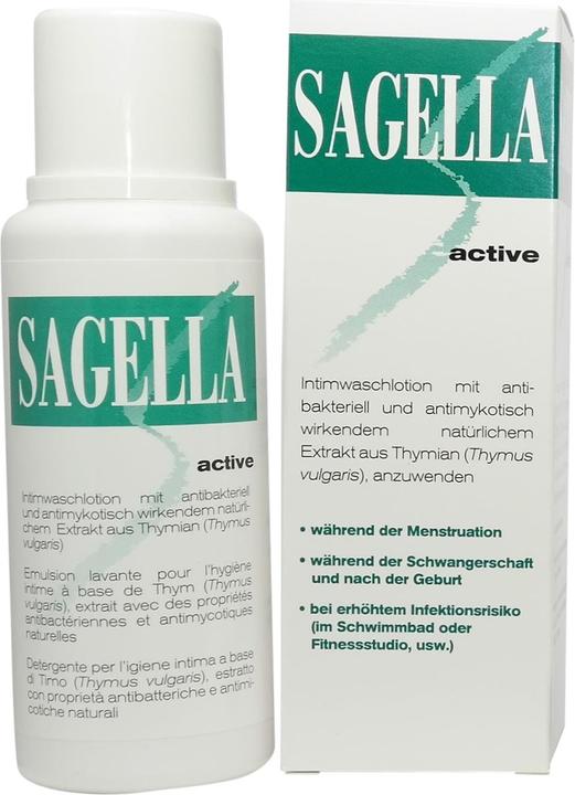Actual product image Sagella active Intimate Wash Lotion (250 ml, Intimate washing lotion)