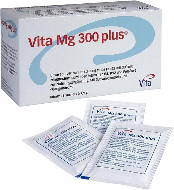 Actual product image Vita Mg 300 plus Magnesium Plv. in sachets 3 (36 Piece, Beutel, 9 g)