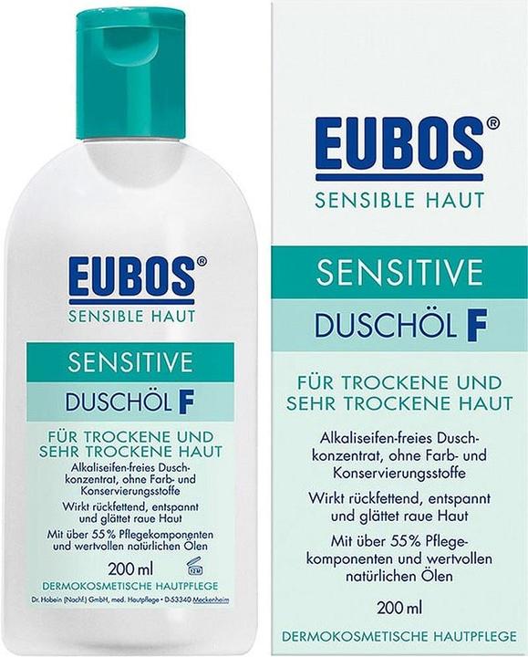 Actual product image Eubos Sensitive Shower Oil F refill (400 ml)