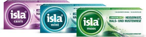 Actual product image Isla Moss Pastilles Classic Stk (30 Piece)