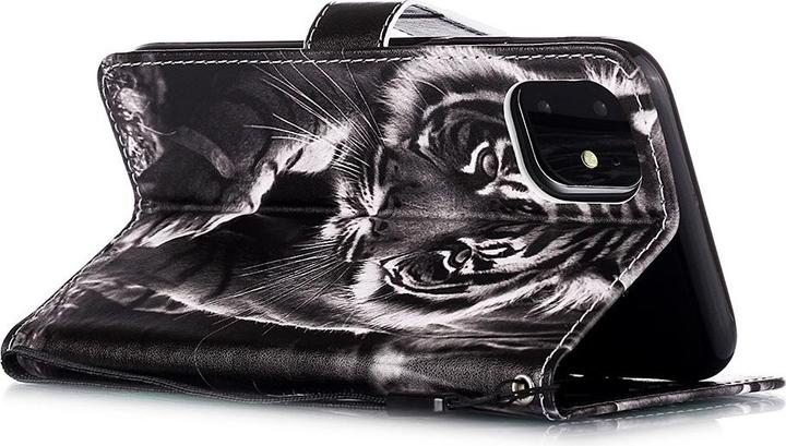Produktbild Ueli Express iPhone 11 Buch Etui Tasche mit Kartenfach Tiger (Apple iPhone 11)