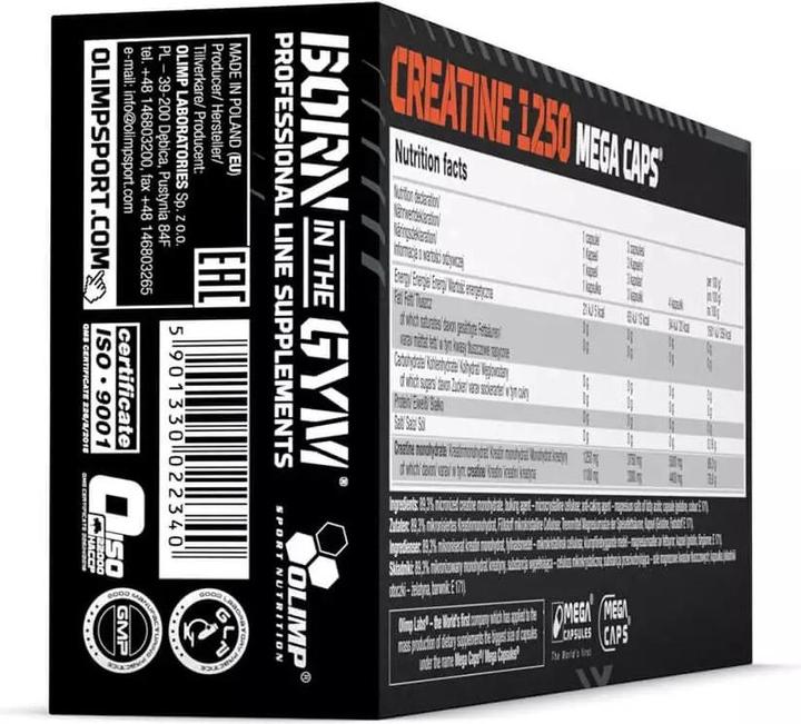 Actual product image Olimp Sport Nutrition Monohydrate (120 Piece, Capsules, 125 g)
