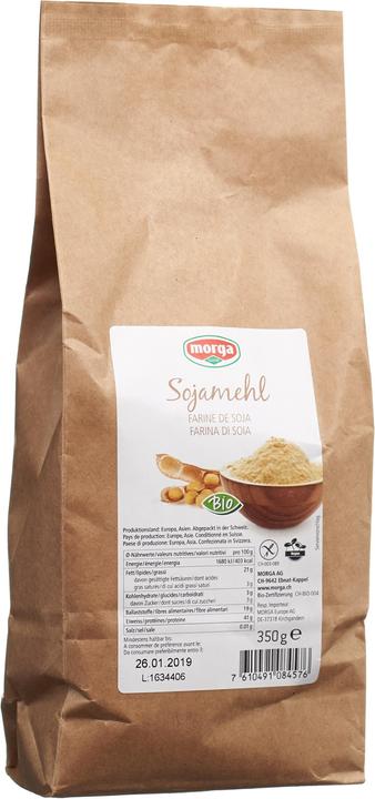 Actual product image Morga Soy flour gluten free organic (350 g)