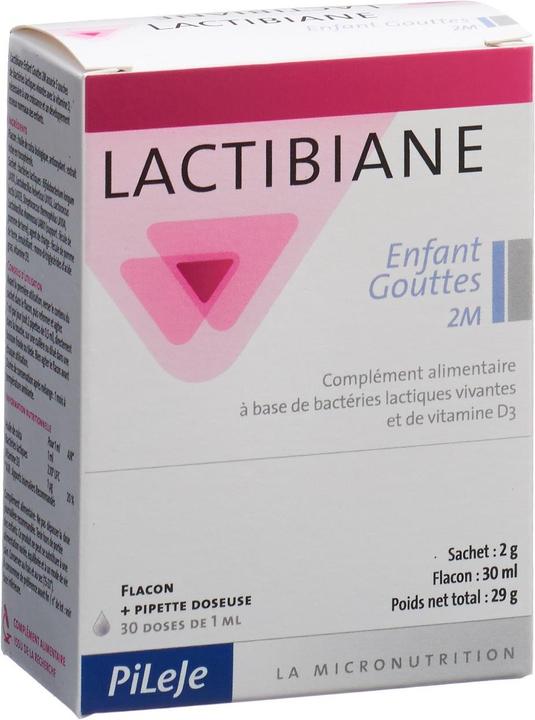 Actual product image Lactibiane Children 2M drops (1 Piece, Droplet, 103 g)
