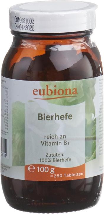 Eubiona Bierhefe Tablette (250 Stück, Tabletten, 100 g)