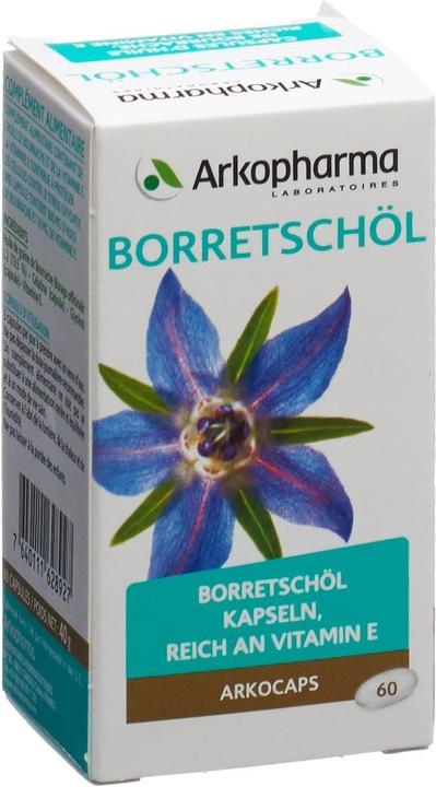 Arkopharma Borretschöl (60 Stück, Kapseln, 62 g)