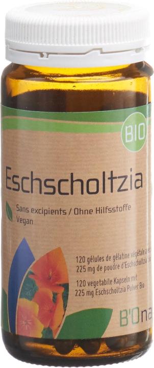 Actual product image B'Onaturis Escholtzia capsule 225 mg (120 Piece, Capsules, 163 g)