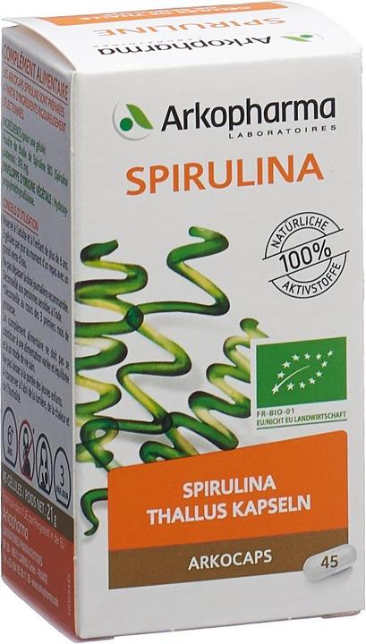 Arkopharma Spirulina Kapsel (45 Stück, Snacks, 45 g)