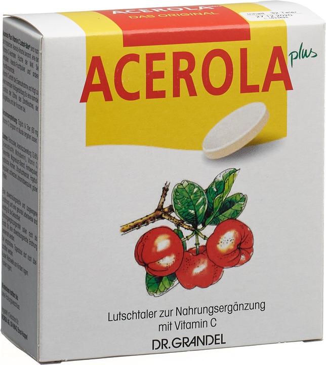 Dr Grandel Acerola Plus Lutschtaler Vitamin C (32 Stück, Tabletten, 150 g)