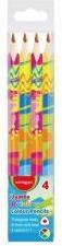 Immagine prodotto Keyroad Pastelli a matita Jumbo, arcobaleno, triangolari, 4 pezzi, pendenti, mix di colori (4 x)
