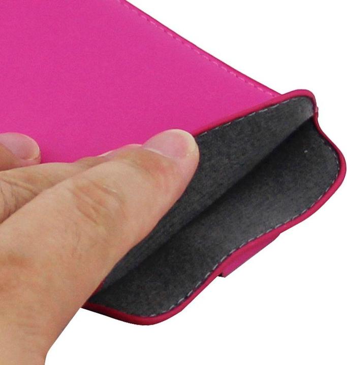 Produktbild König Design Handyhülle Tasche Slide Hülle Pink (Apple iPhone 6 Plus)